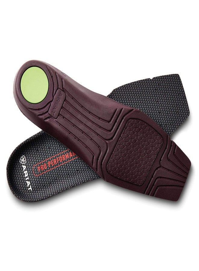 ARIAT Women's Pro Performance Insoles Wide Square Toe, Multicolored, 9 W